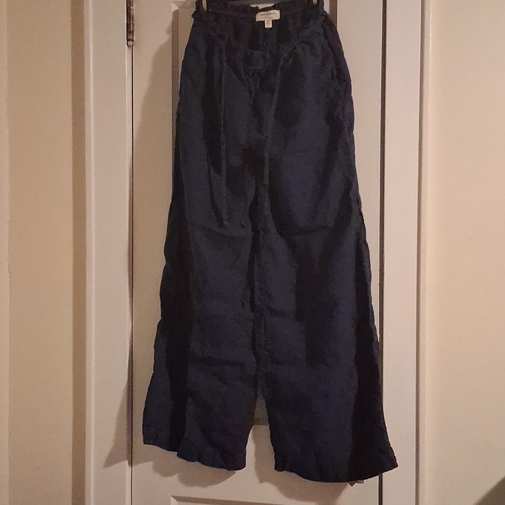 Cloth and stone Navy Wide-Leg Pants - Picture 2 of 6